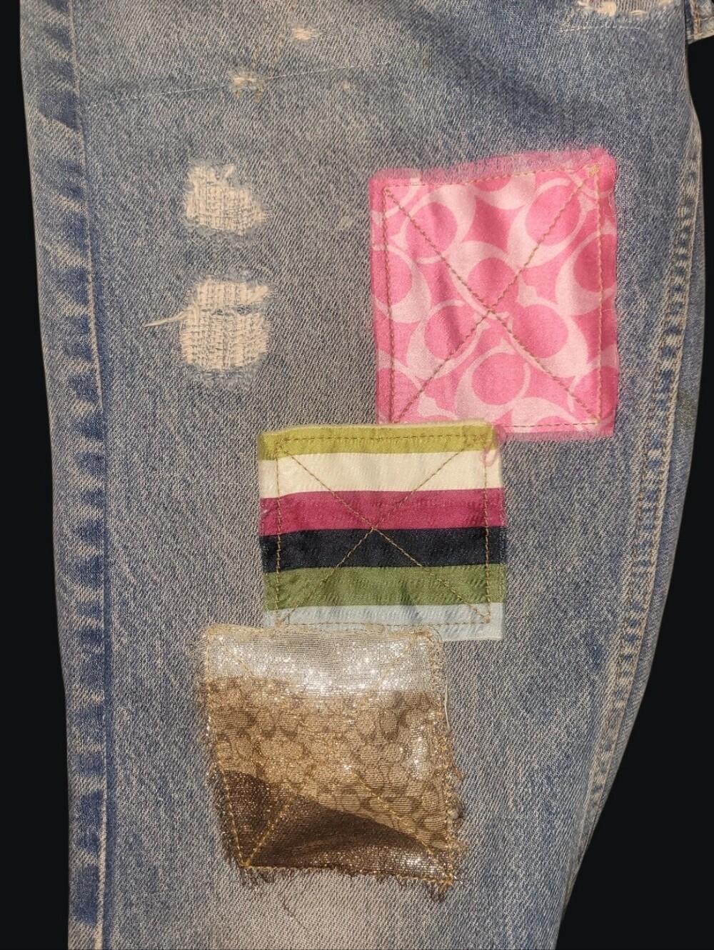 RARE Vintage Coach Legacy Limited Edition Denim Jeans #79/100 - Picture 6 of 10